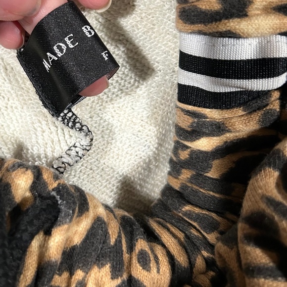 Leopard Wide Leg Sweatpants - Picture 7 of 9